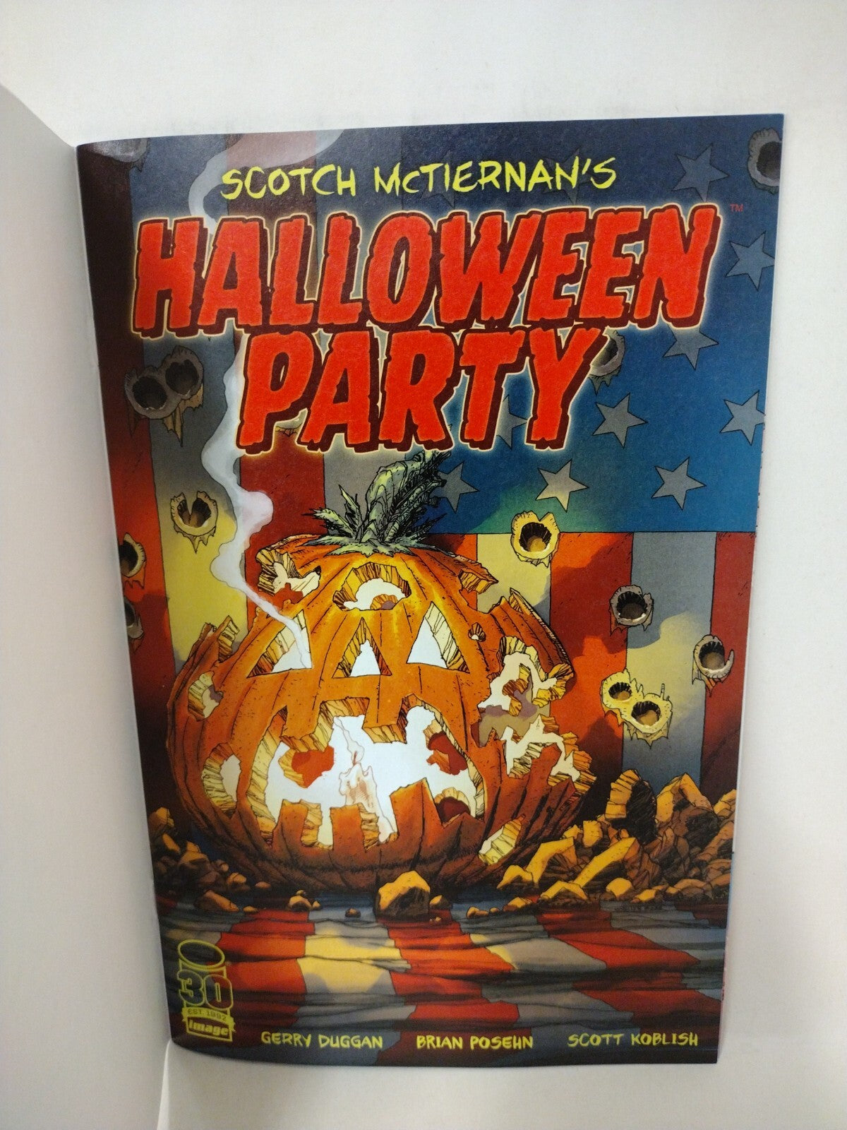 Scotch McTiernan Halloween Party #1 Image Sketch Cover Comic W Original Art