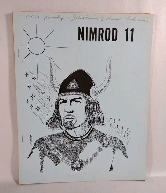 Nimrod #11 (1968) Blackjack Press California Fanzine DEA Lynn Pederson Cover Art