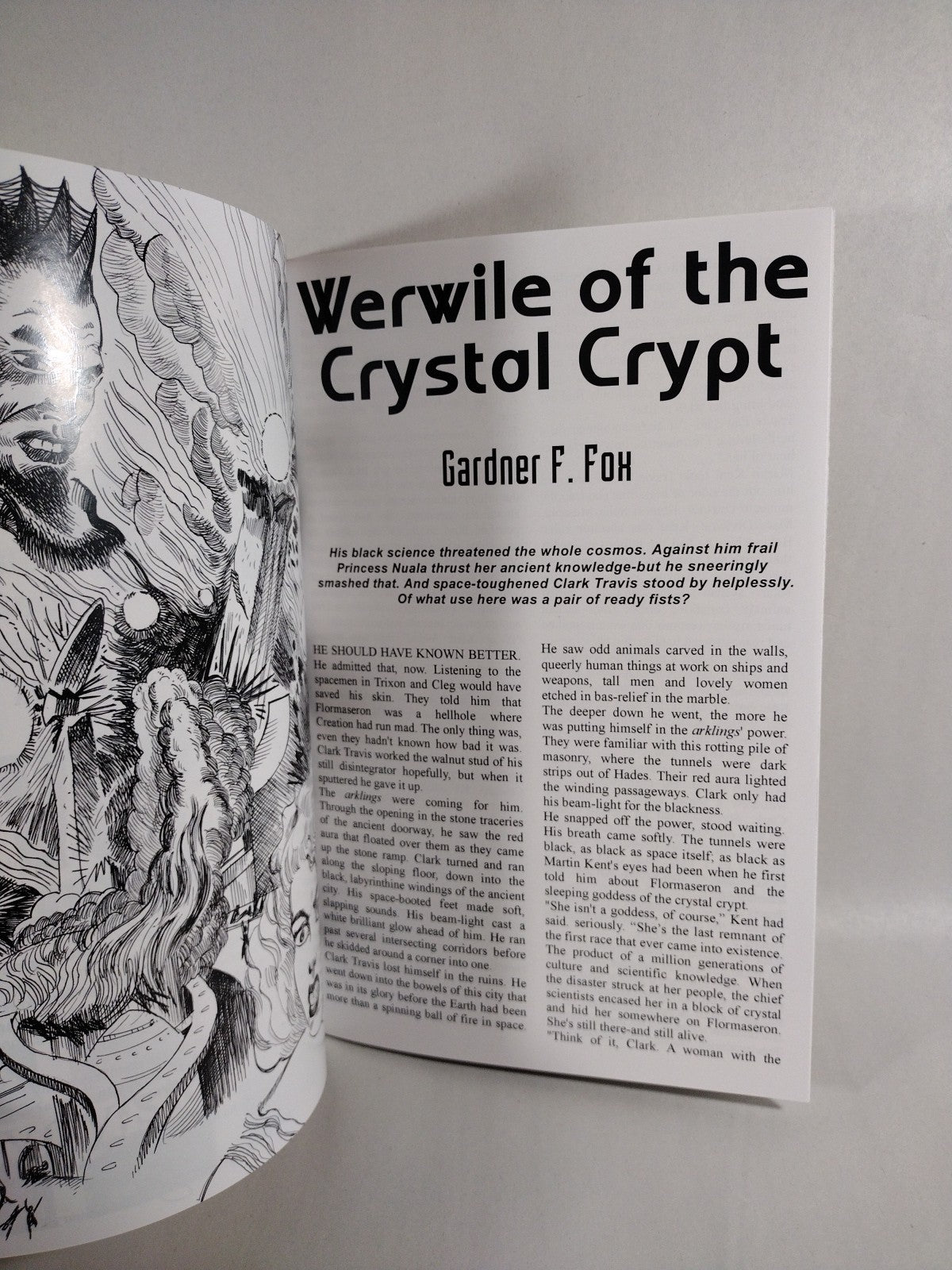 Werwile Of The Crystal Crypt (2016) Envoy Comic Blank Sketch Variant Gardner Fox