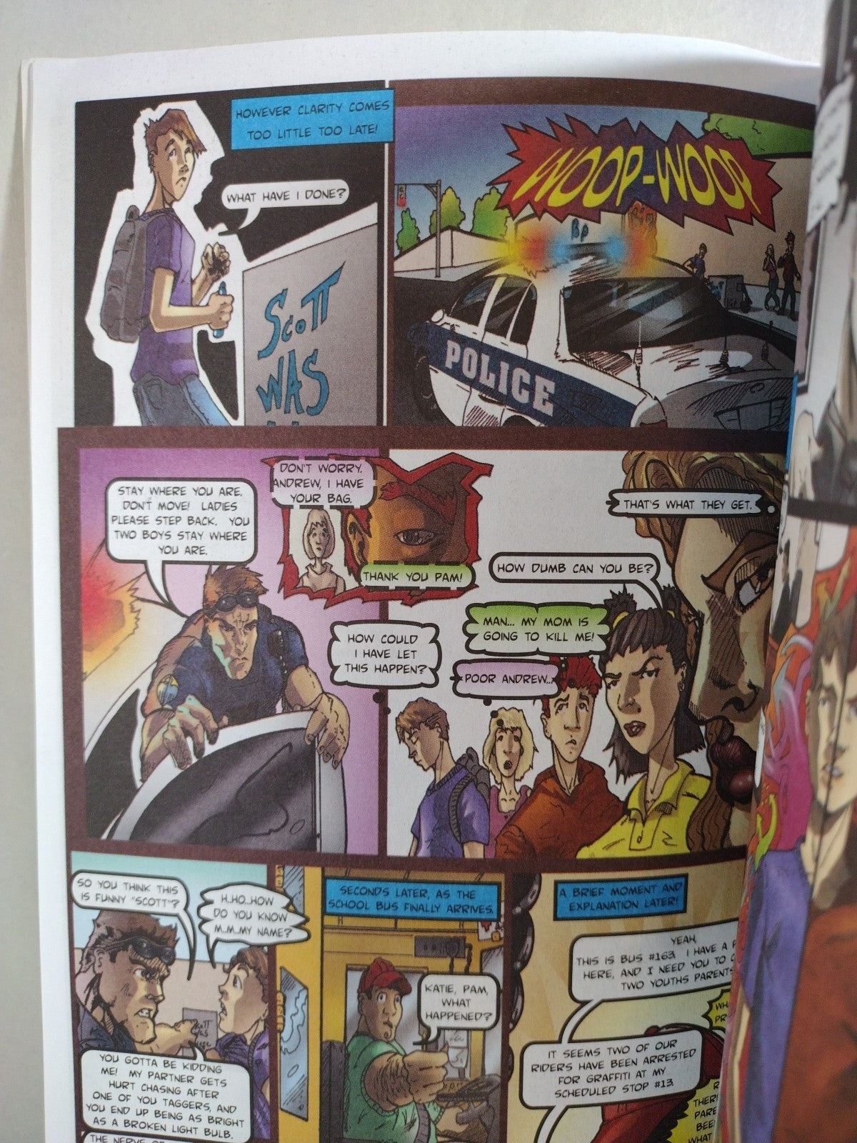 Troubling Signs #1 (2008) Kevin Anderson Graffiti Tagging Awareness Comic
