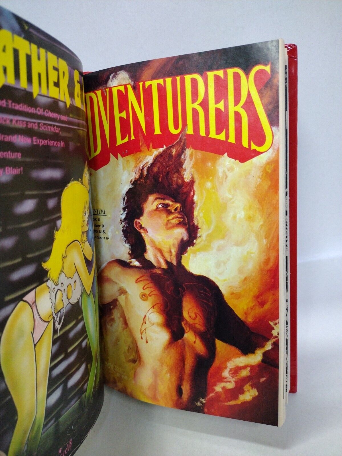 Adventurers Omnibus (1986) ARG Custom Bound Comics Kent Burles Behnke Hardcover