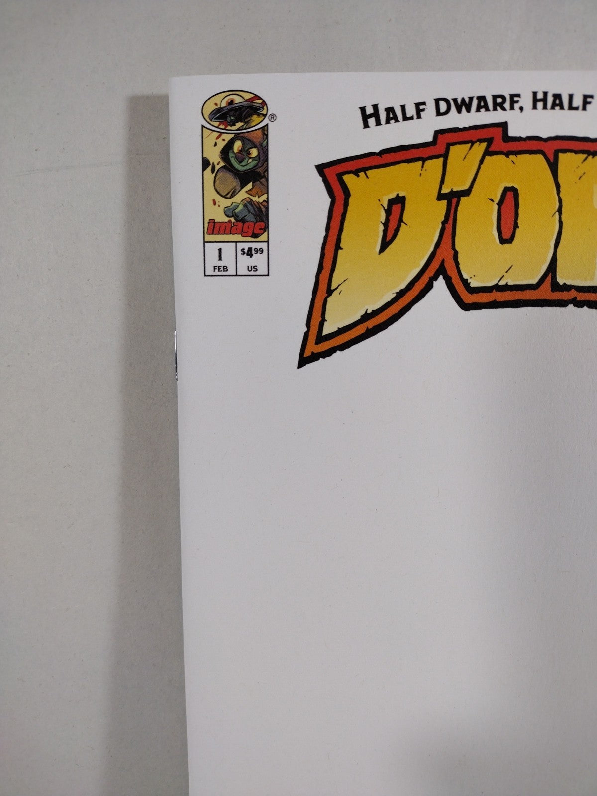 D'ORC #1 (2026) Image Comic Blank Sketch Cover Variant New NM