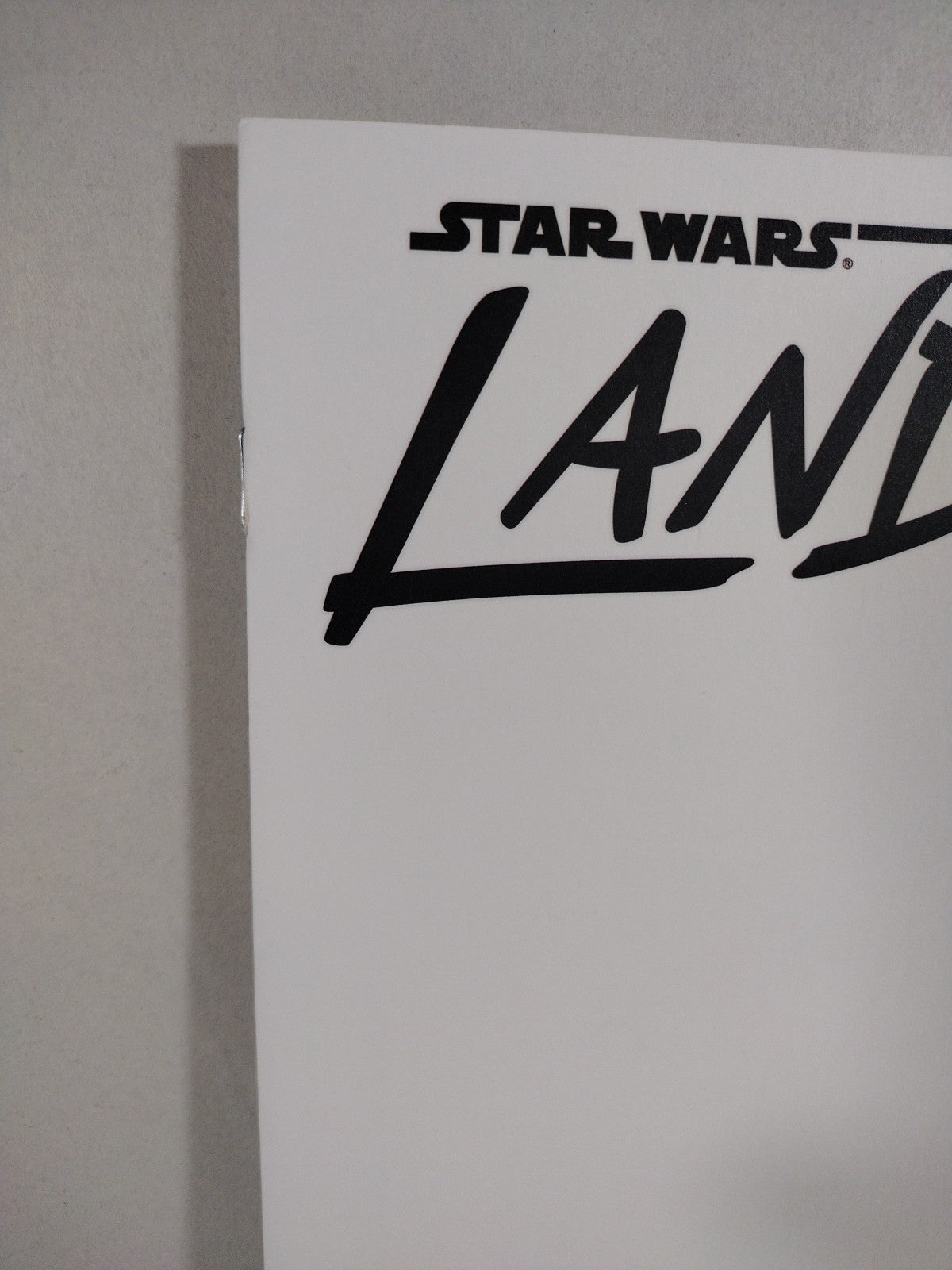 Star Wars Lando #1 (2015) Marvel Blank Sketch Variant Cover Comic New NM