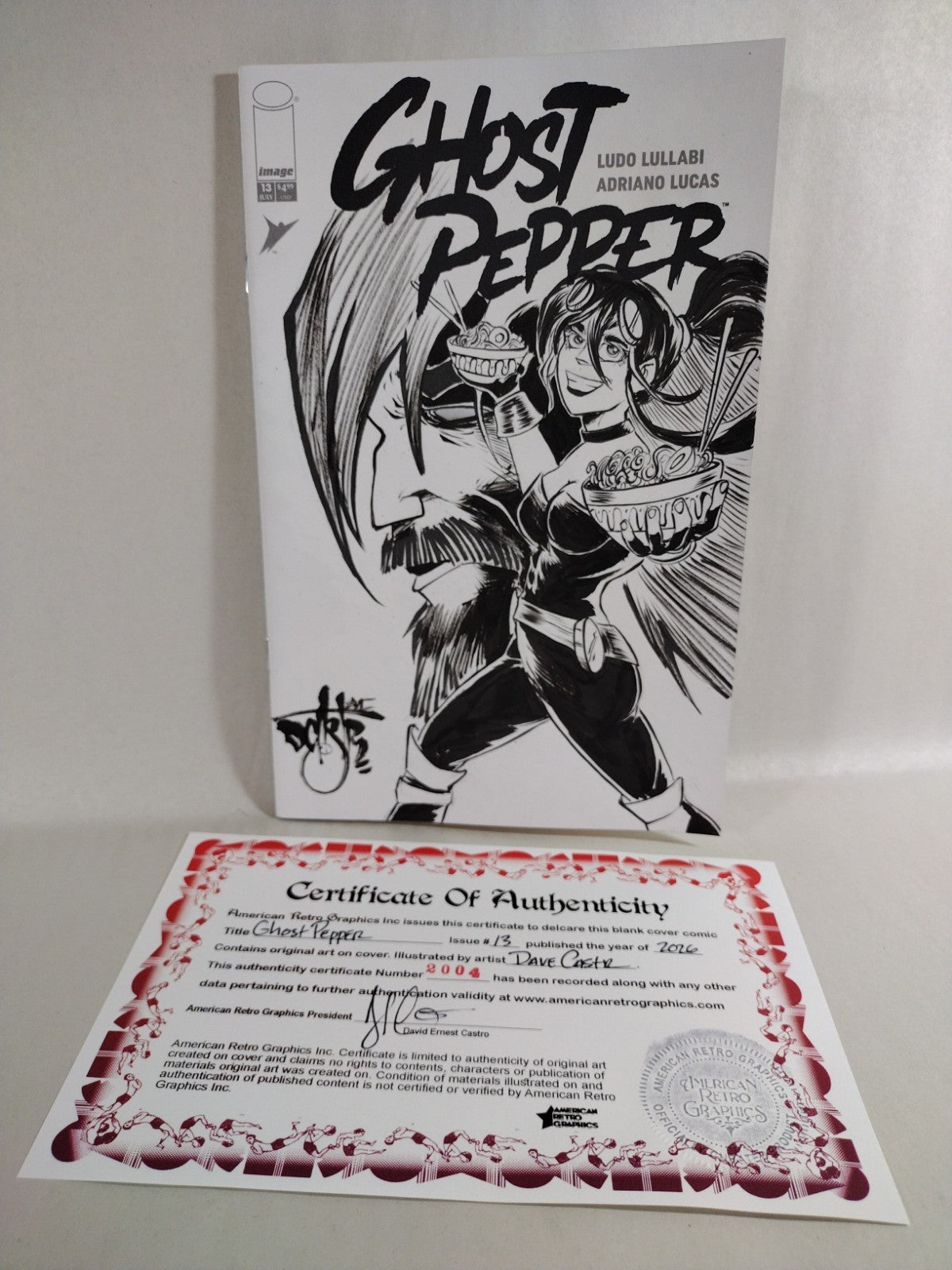 Ghost Pepper #13 (2026) Image Comic Sketch Cover Variant W Original DCastr Art