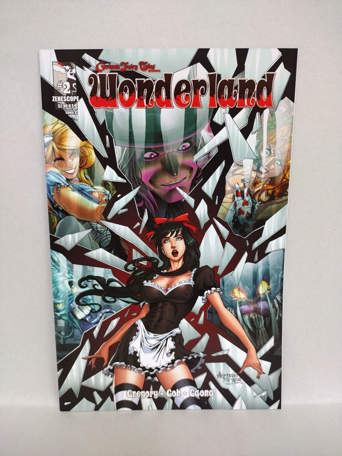 Wonderland (2012) Zenescope Grim Fairytales Comic Lot Set #2 3 4 5 NM