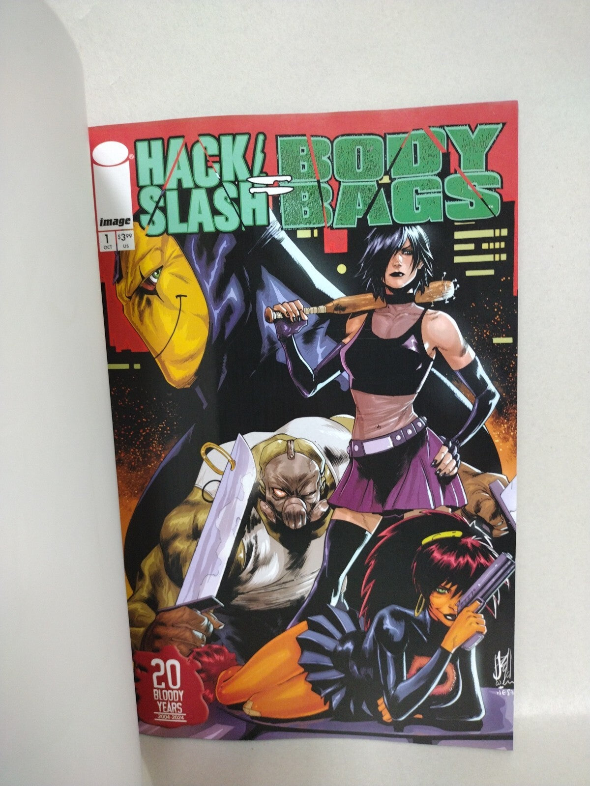 Hack Slash Body Bags #1 (2024) Sketch Cover Comic W Original Dave Castr Art