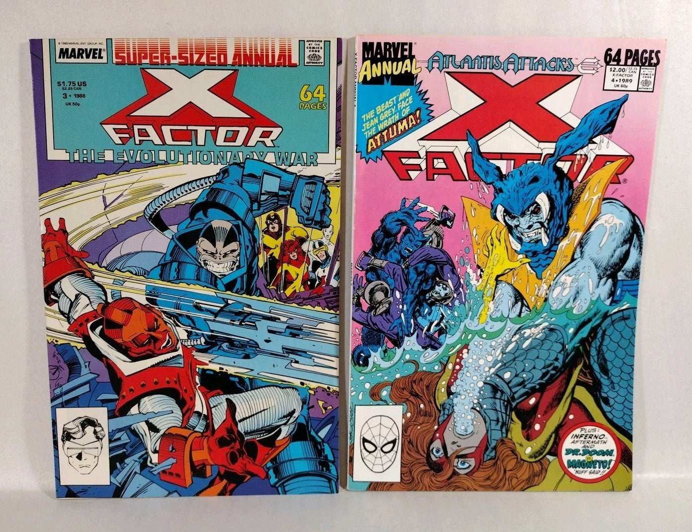 X-Factor Annual Marvel Comic Lot Set (1986-1994) #1 2 3 4 5 6 7 8 9 X-Men