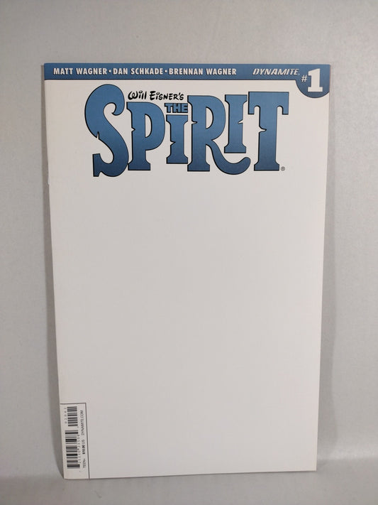 Will Eisner's The Spirit #1 2015 Dynamite Comic Blank Sketch Variant Cover VF-NM