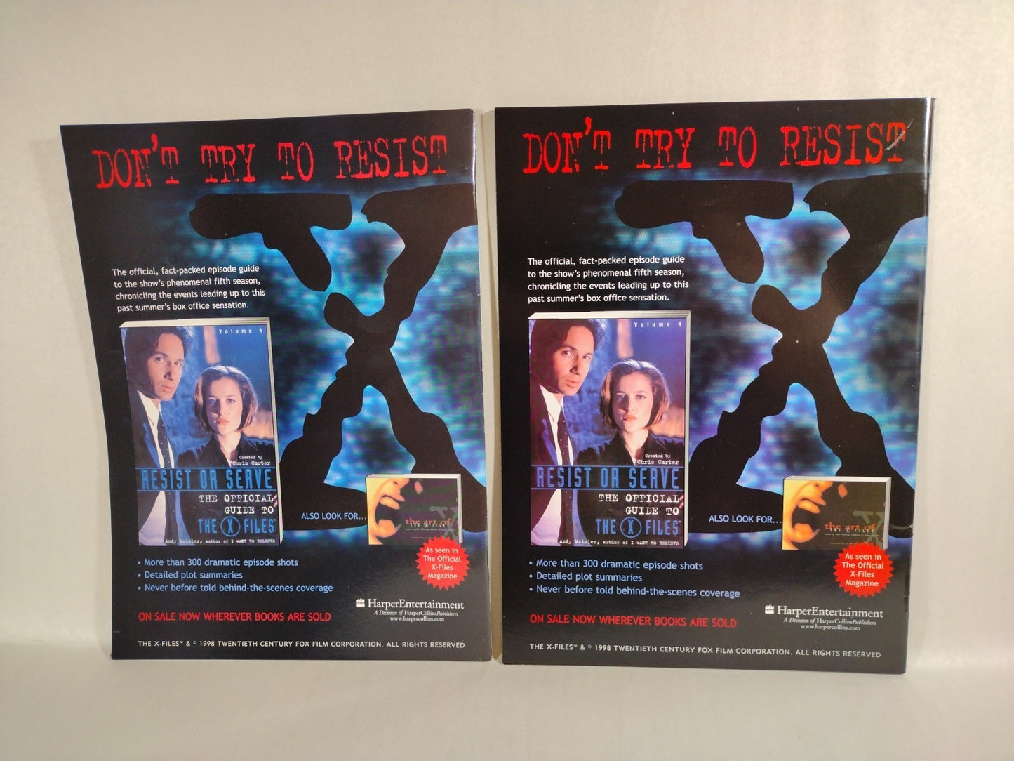 X-Files (1997) Official Magazine LOT of 15 David Duchovny Gillian Anderson