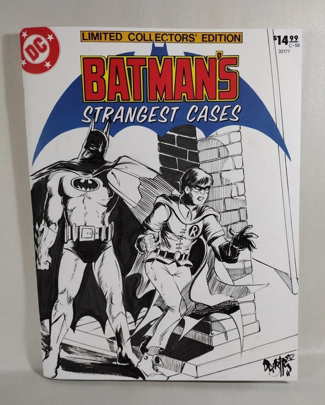 Batman's Strangest Cases Treasury Facsimile Oversize Comic W Original DCastr Art