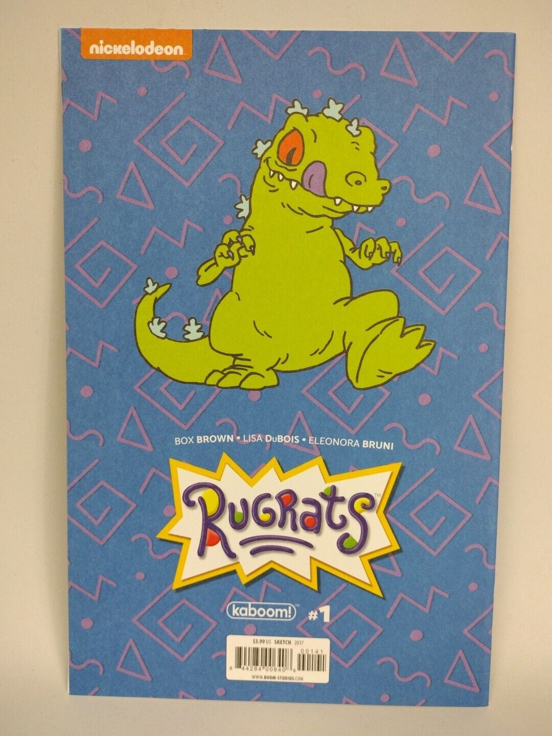 RUGRATS #1 (2017 ) Blank Cover Comic W Original Dcastr Art COA  #351