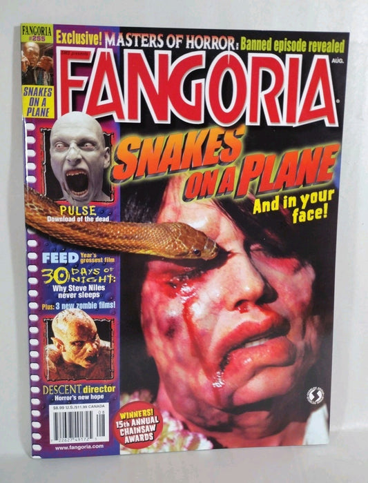 FANGORIA Magazine #255 (2006) Snakes On A Plane Pulse 30 Days Of Night Feed NM