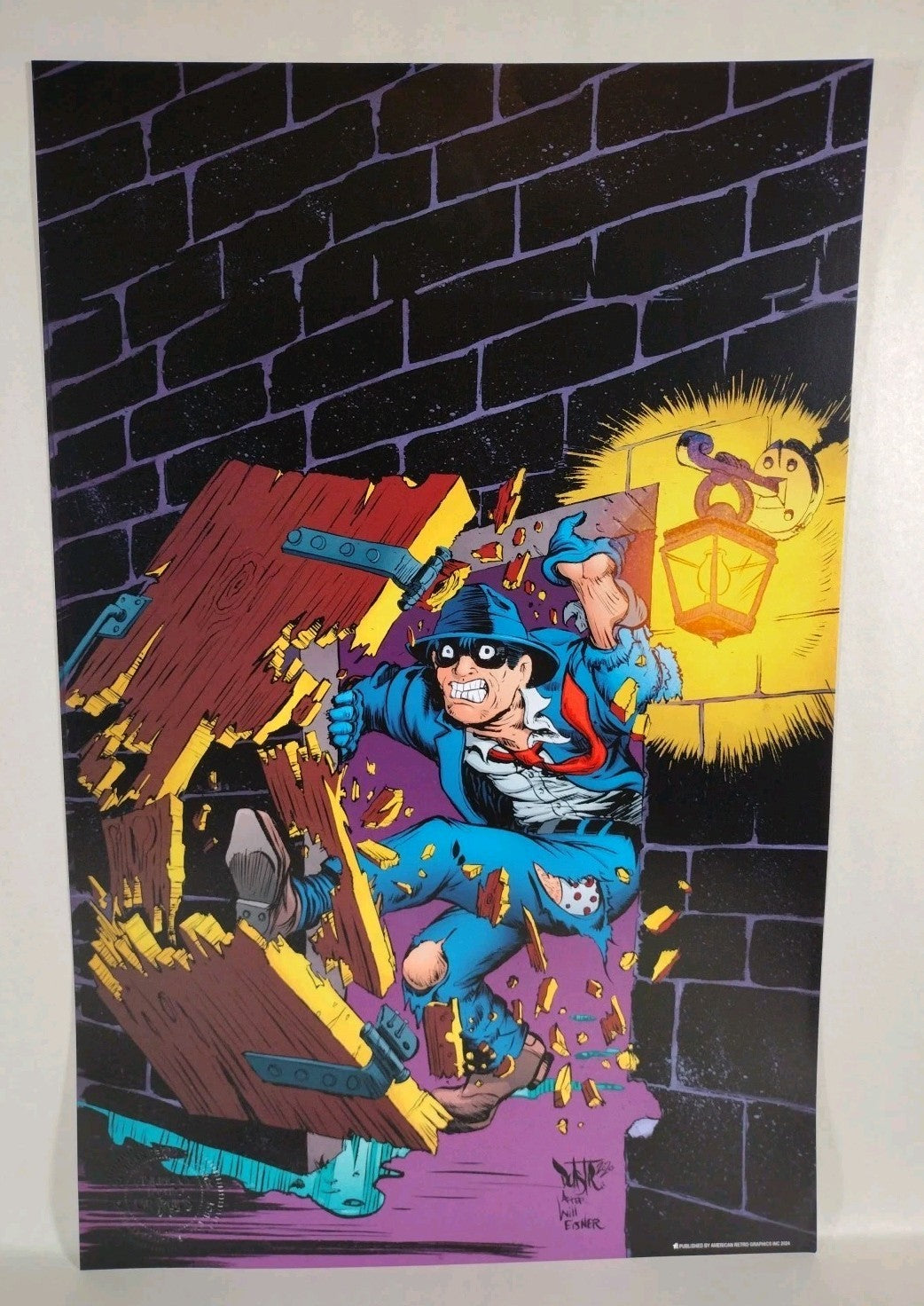 The Spirit (2024) Dave Castr 11X17" Comic Art ARG Poster Print 