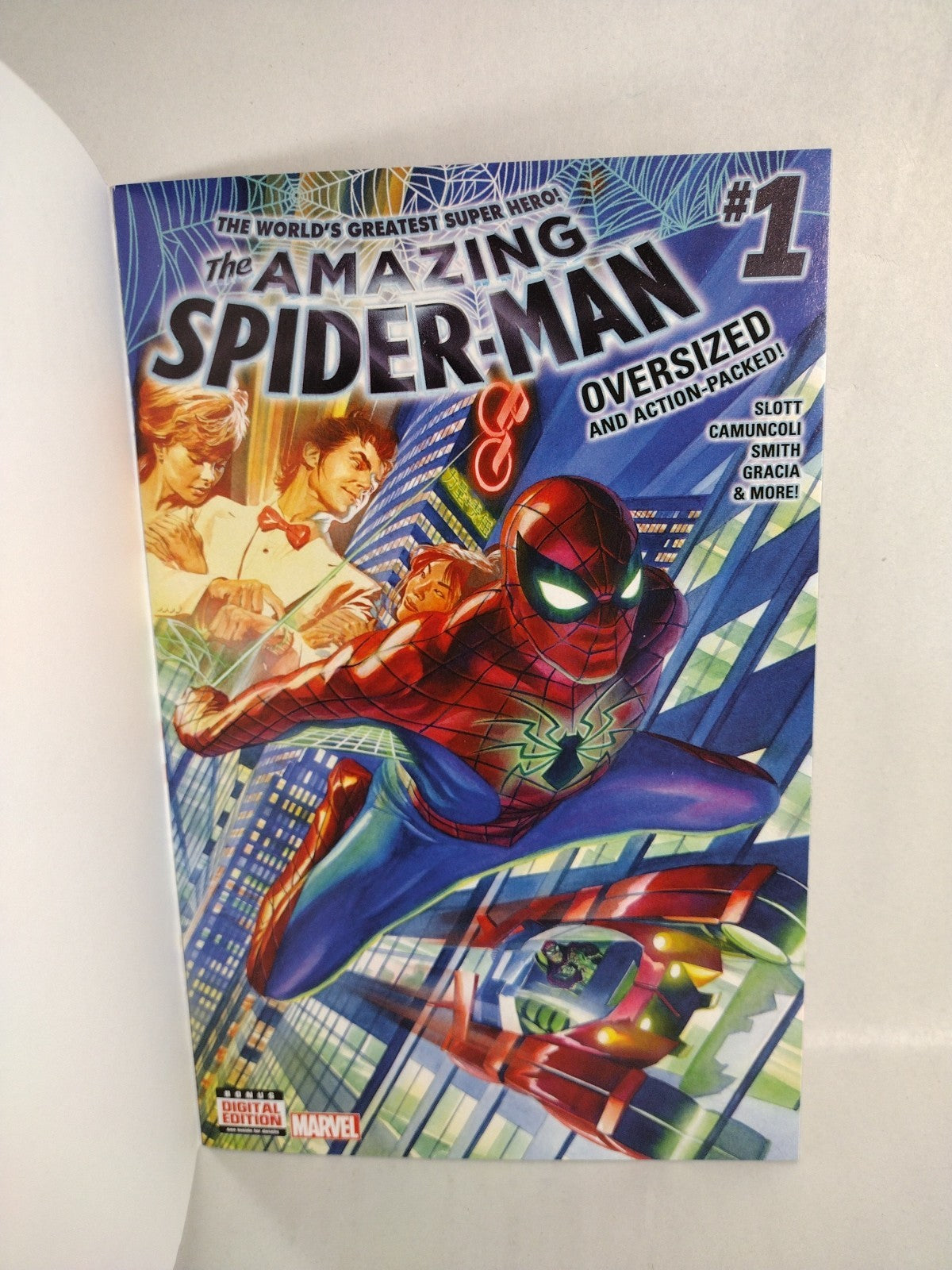Amazing Spider-Man #1 (2015) Marvel Blank Sketch Variant Cover Comic NM