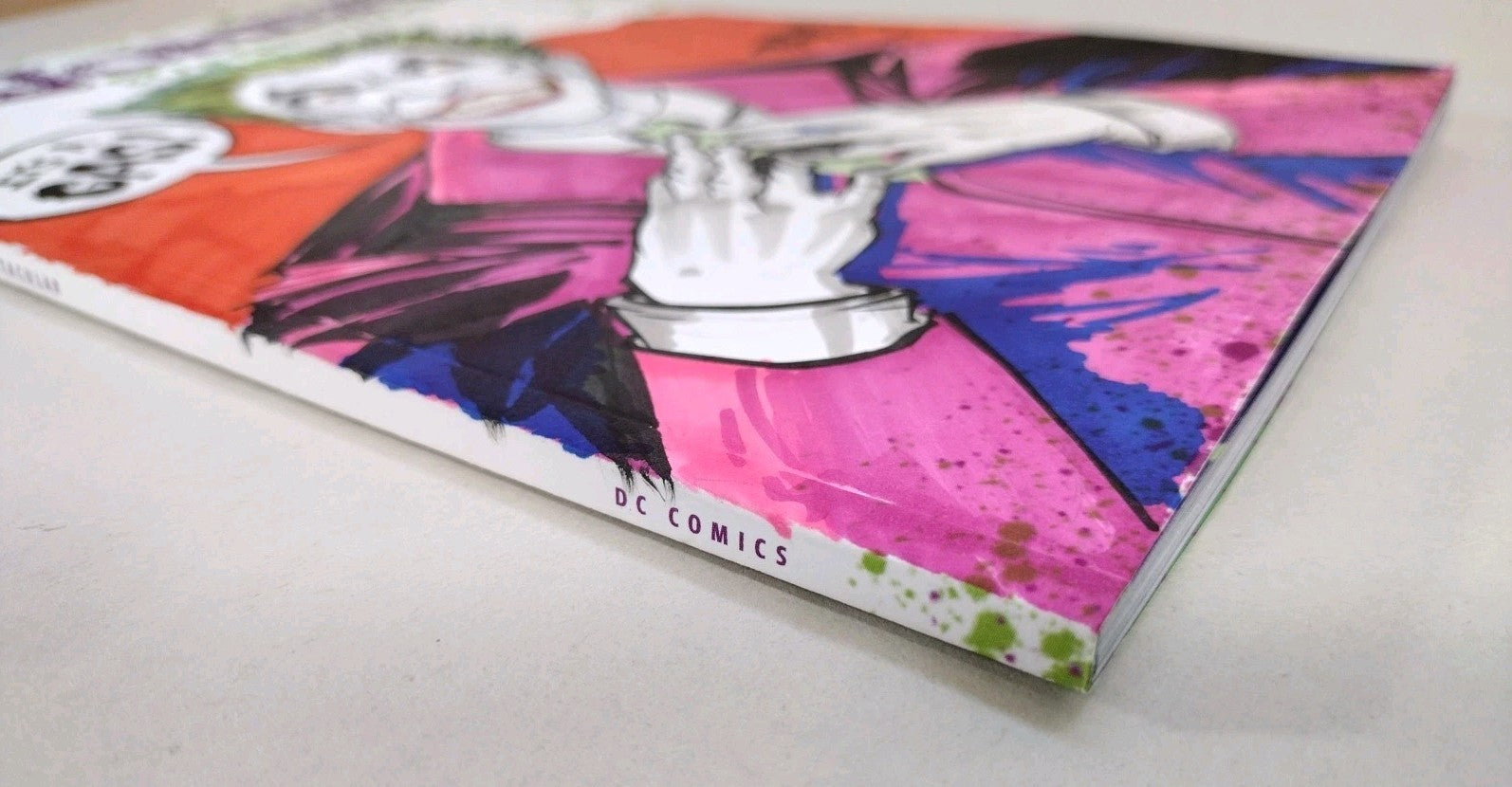 Joker 80th Anniversary Super Special 1 (2020) Sketch Cover W Original DCastr Art