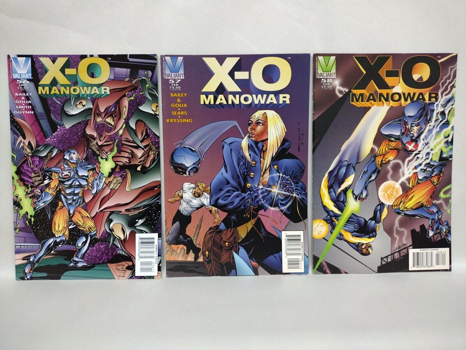 X-O Manowar (1992) Complete Valiant Comic Series #1-67 0 Yearbook Database 