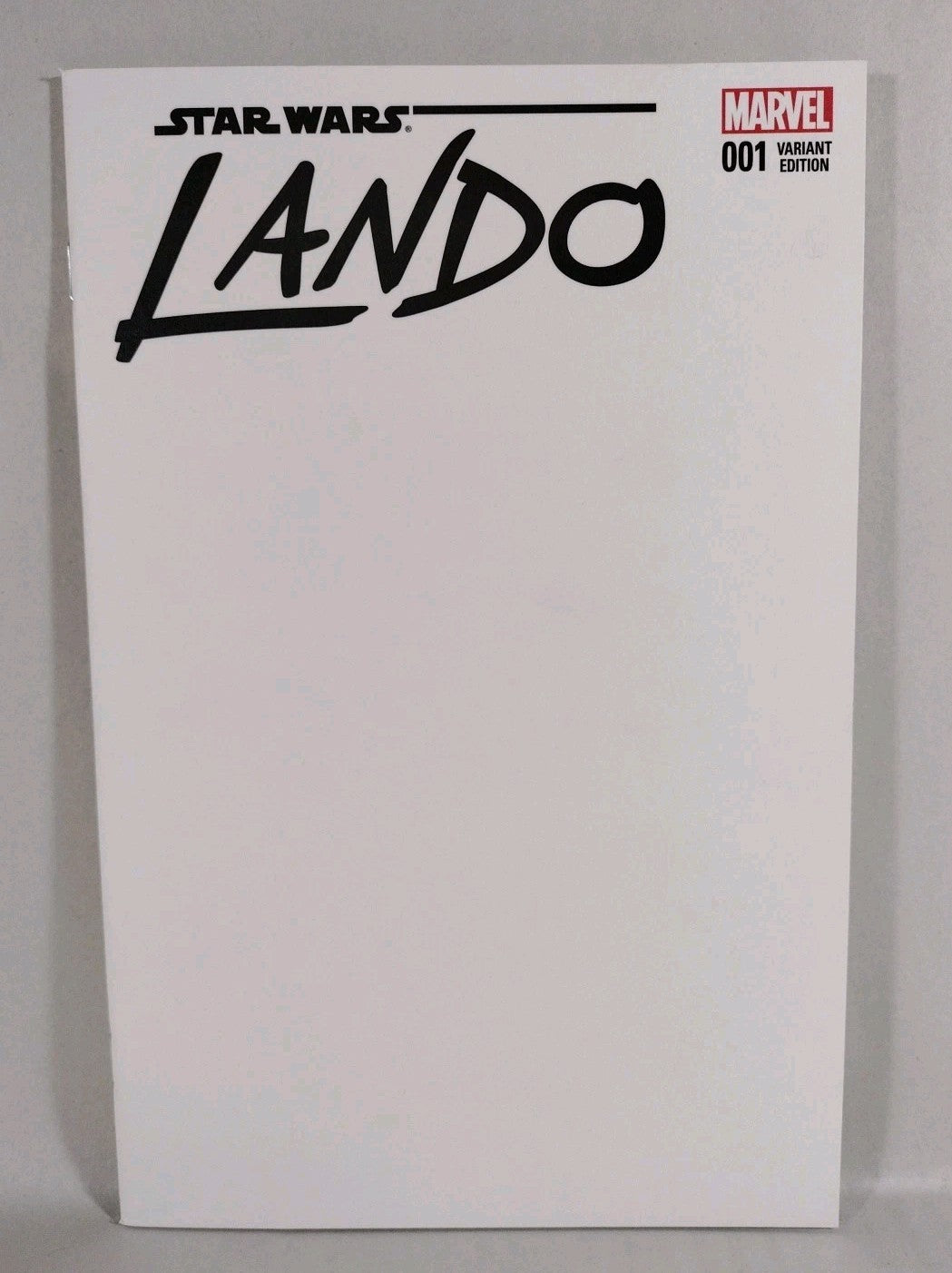 Star Wars Lando #1 (2015) Marvel Blank Sketch Variant Cover Comic New NM