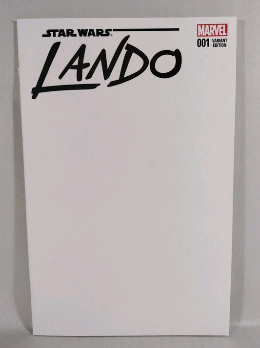 Star Wars Lando #1 (2015) Marvel Blank Sketch Variant Cover Comic New NM