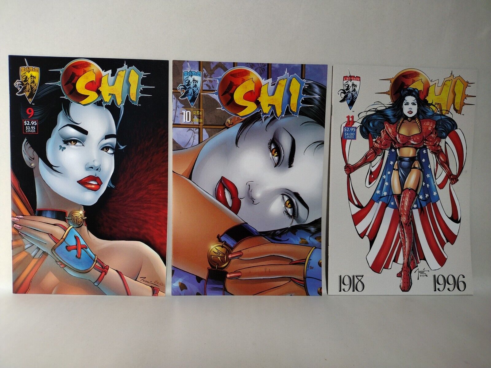 Shi (1994) Complete Crusade Comic 26 pc Lot Set Way Of Warrior #1-12 +Crossovers