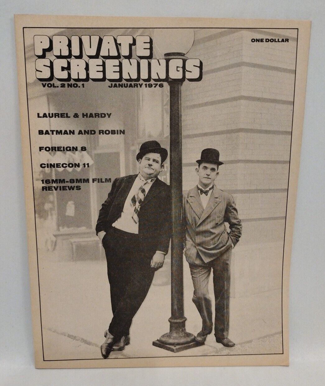 Private Screenings (1975) Film Fanzine Lot Set #2 3 4 5 Three Stooges Batman 