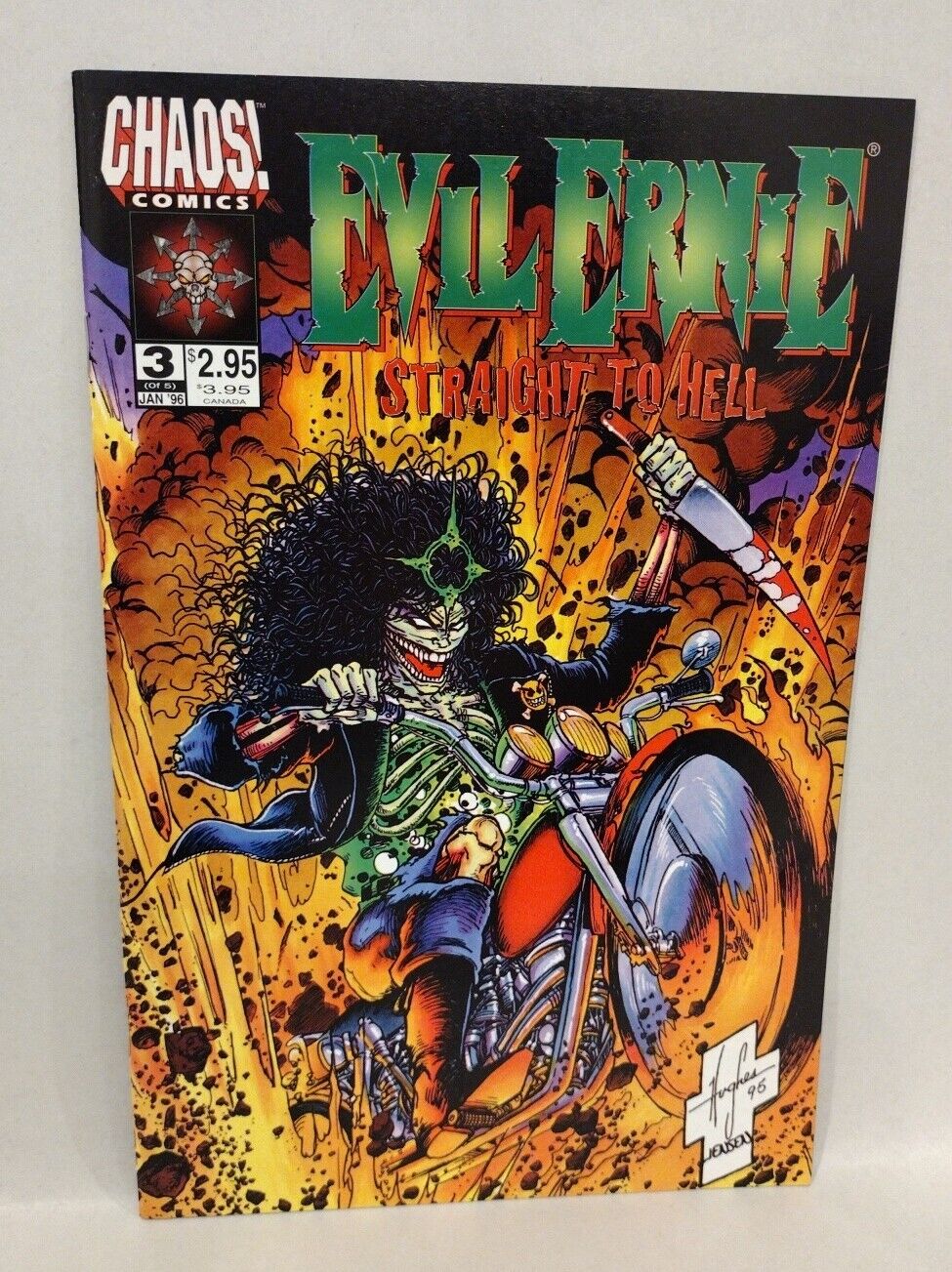 Evil Ernie: Straight To Hell (1995) Chaos Comic Lot Set #1 3 4 Lady Death VF-NM