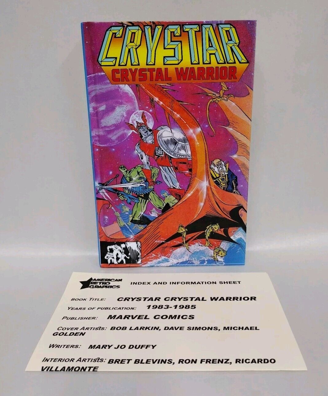 Crystar Crystal Warrior (1983) Complete Collection Custom Bound Marvel Comic HC