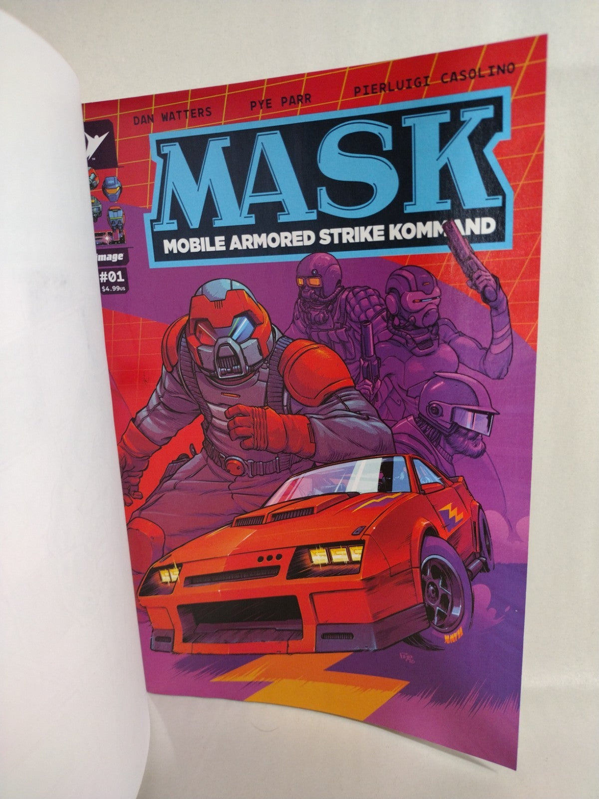 Mask #1 (2026) Image Skybound Sketch Cover Variant W Original Dave Castr Art
