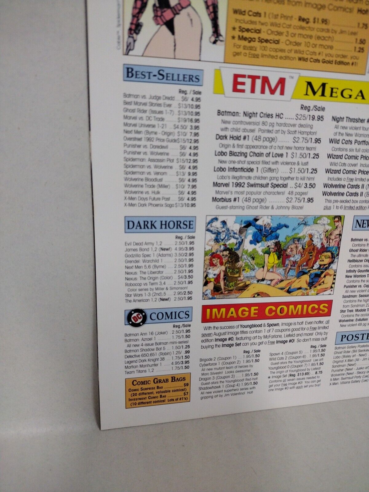 Rare Wizard Magazine (1992) Jim Lee All-Star Fanfest San Diego Padres Giveaway