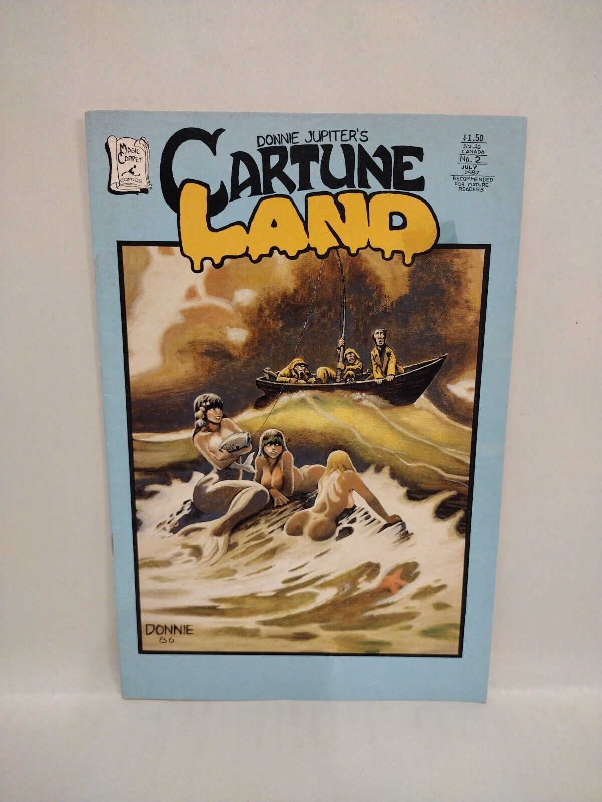 Cartune Land (1987) Magic Carpet Comic Lot Set #1 2 3 Donnie Jupiter