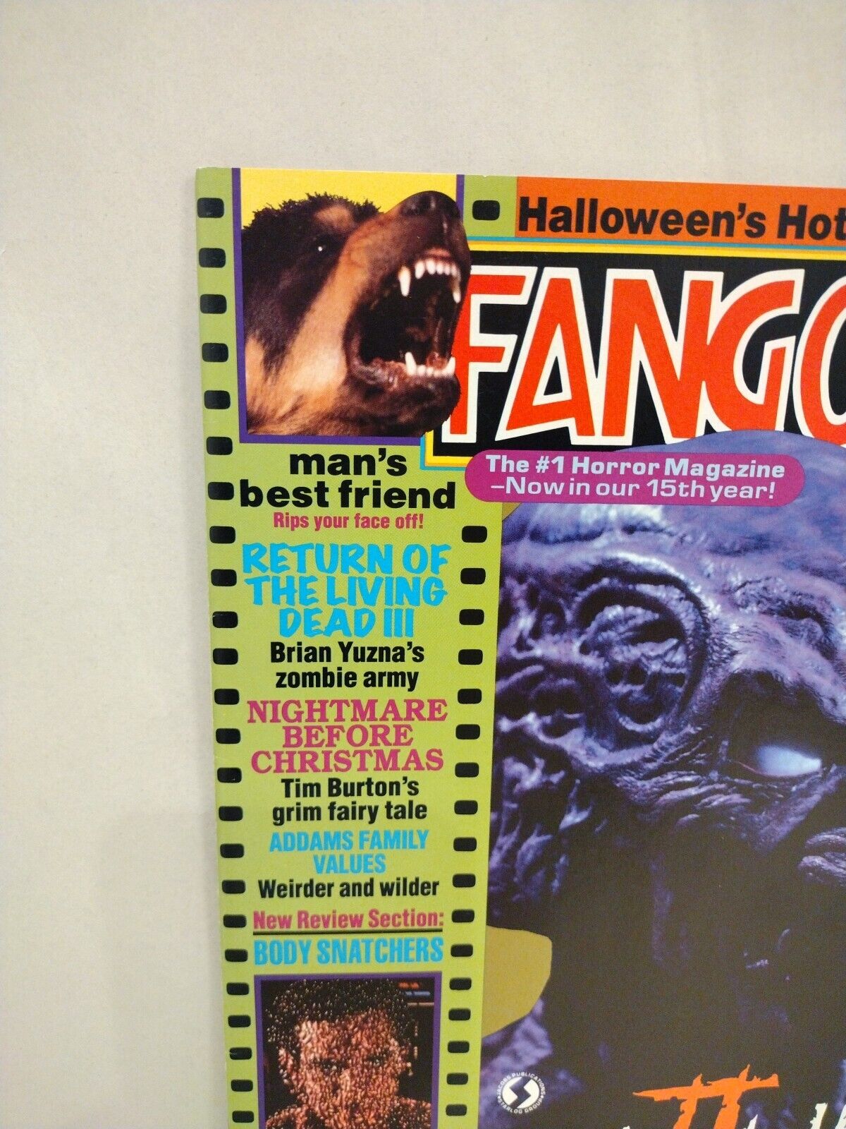 FANGORIA Magazine #128 (1993) Pumpkinhead II RTOLD III Man's Best Friend Burton