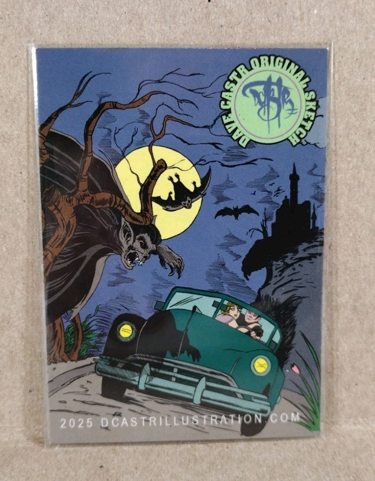 Dave Castr Crusin (2025) OAC Sketch Card W Original Marvel Sleepwalker Art