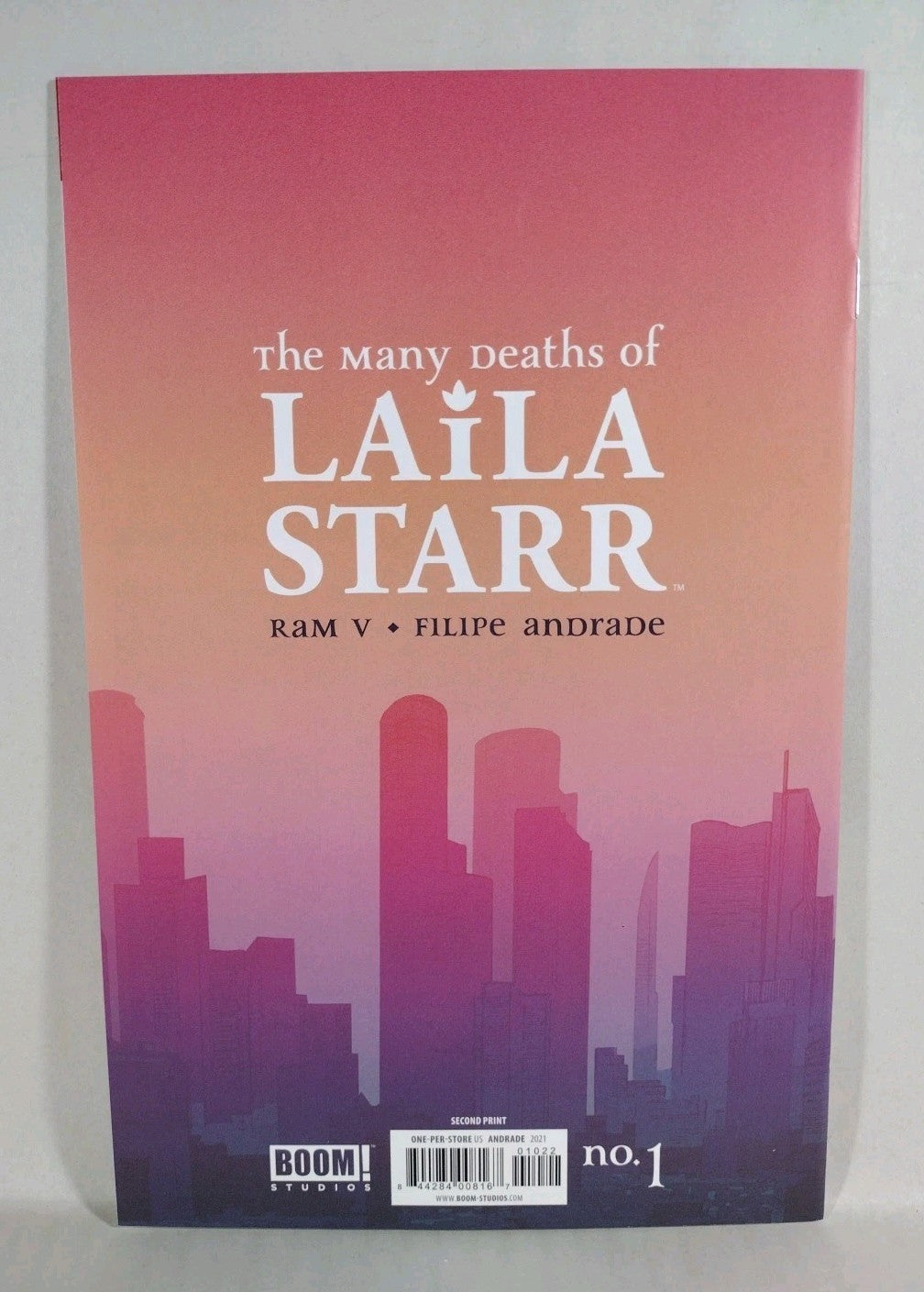 Many Deaths Of Laila Starr #1 (2021) Boom Studios 2nd Print 1 Per store Variant