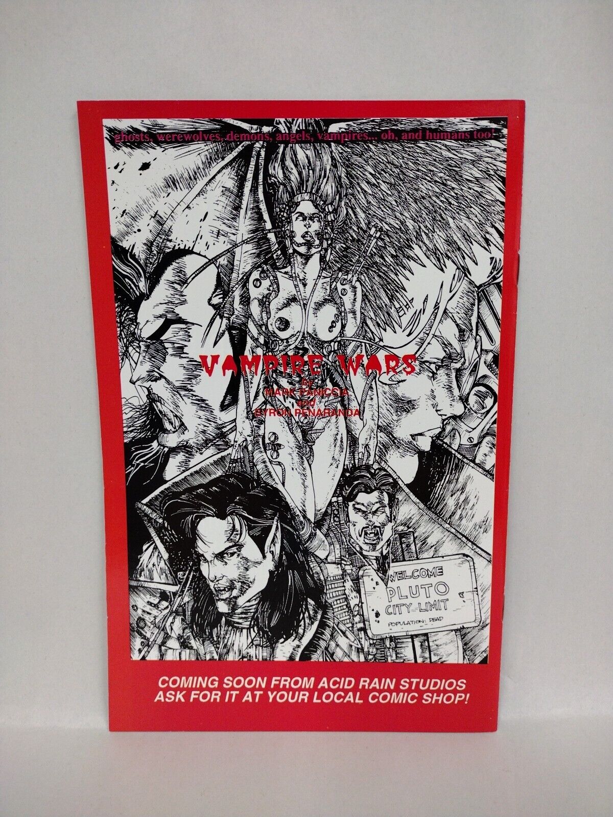 Vampire World Promise Prank & Vampirada Comic (1993) Acid Rain Tavisha Wolfgarth