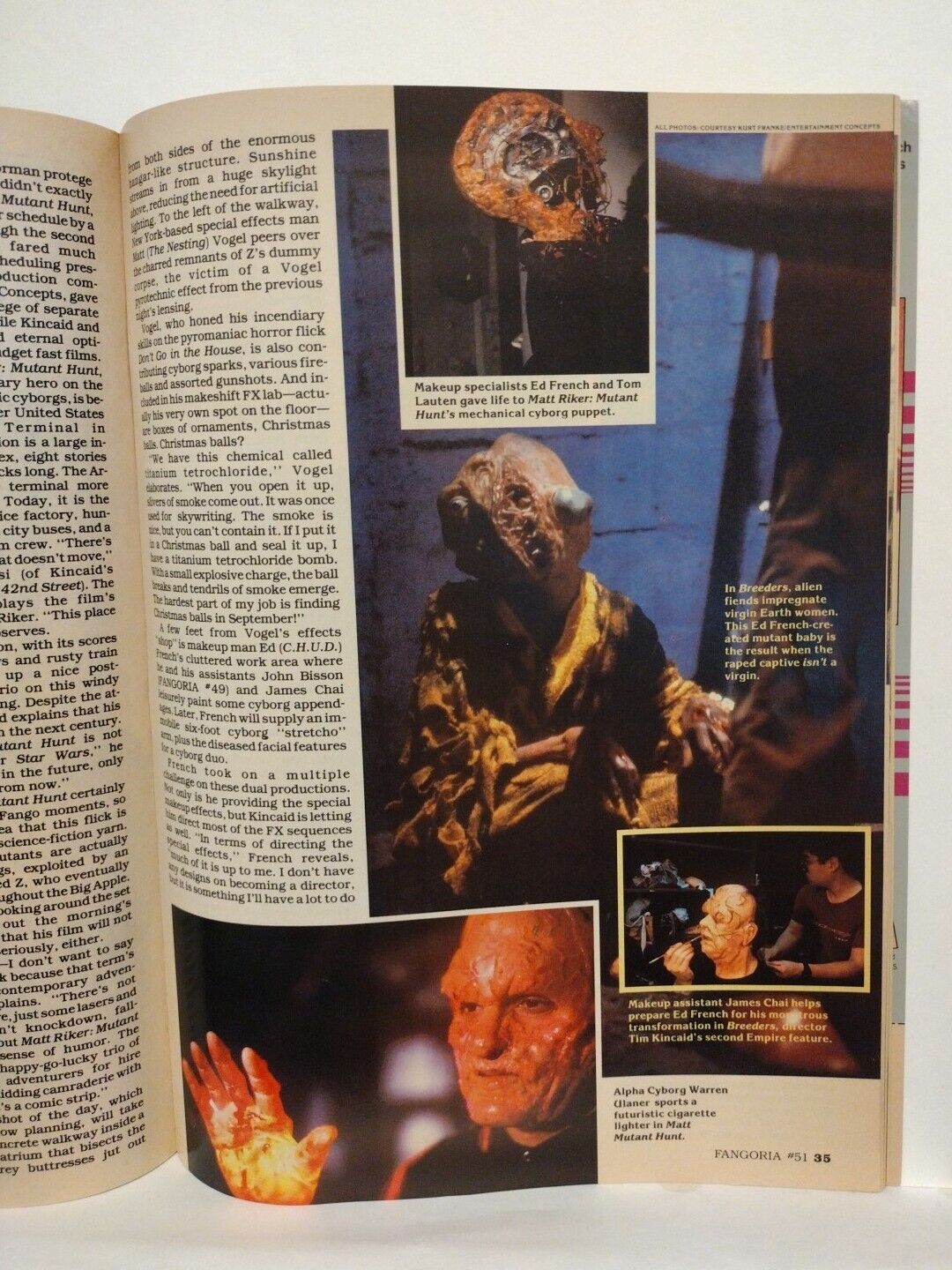 Fangoria Magazine #51 (1986) Starlog Nightmare On Elm St Poster ROTLD House