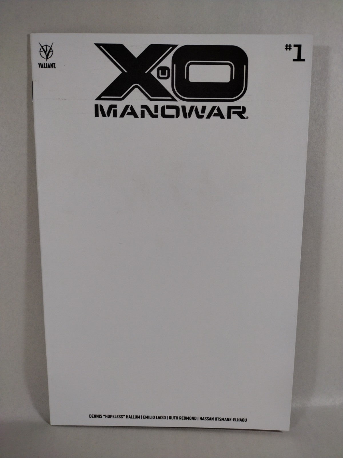 X-O Manowar #1 (2020) Valiant Comic Blank Sketch Cover Variant NM