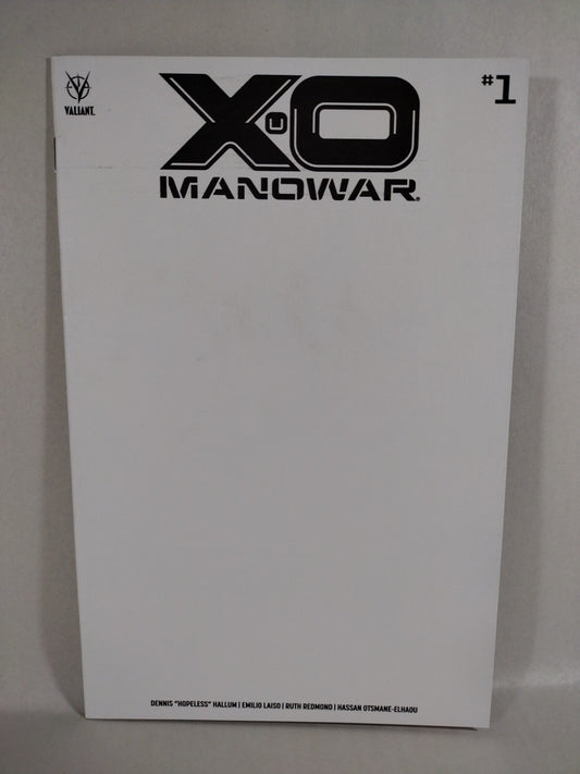 X-O Manowar #1 (2020) Valiant Comic Blank Sketch Cover Variant NM