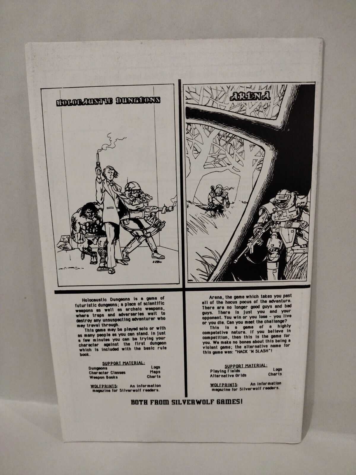 Port #2 (1987) Silverwolf Comic Vs Guillotine! Phil Hester VF