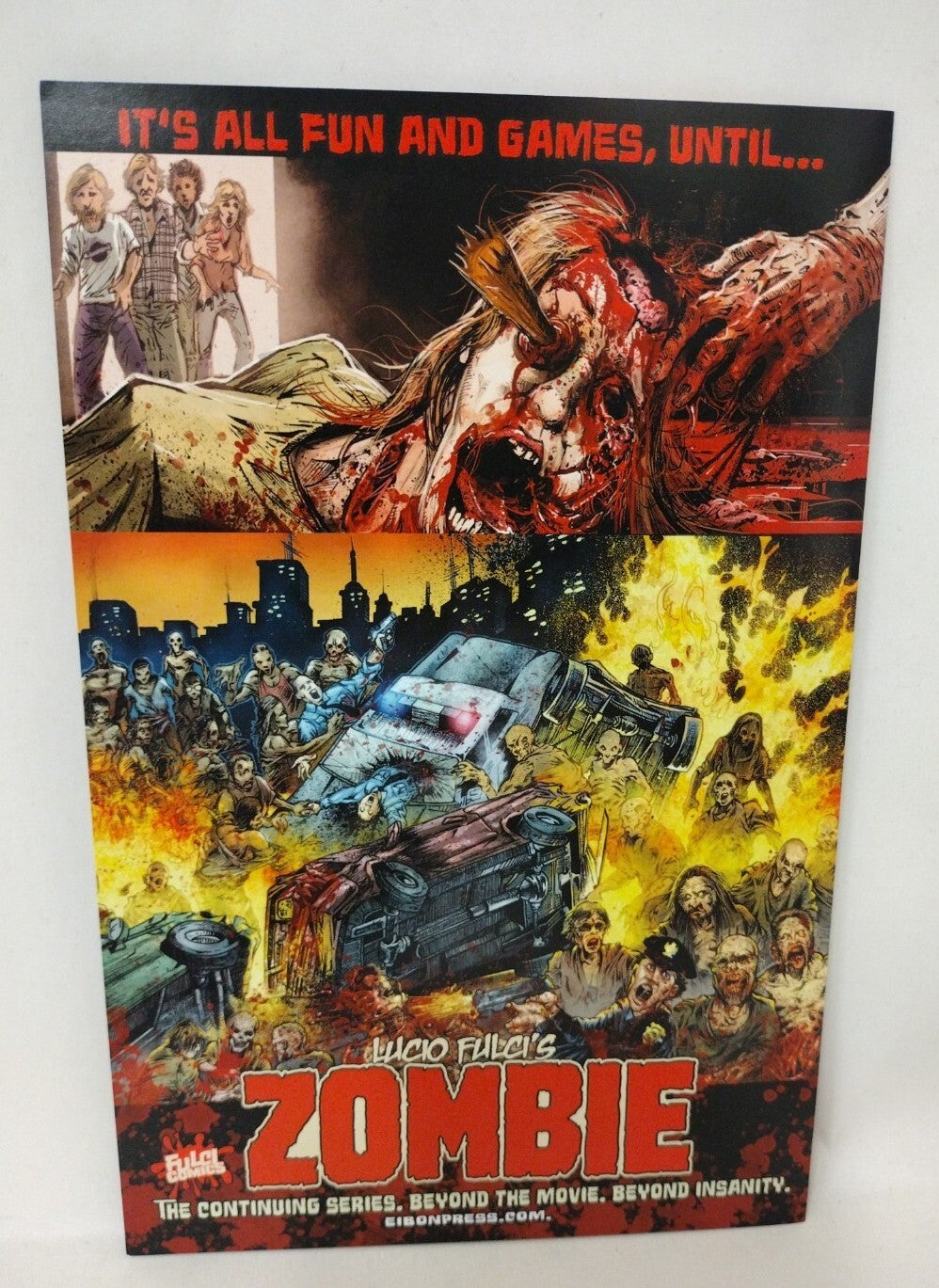 Lucio Fulci ZOMIBIE #1 (2016) Variant Cover Eibon Press Comic CGC 9.8 NM 1:1000