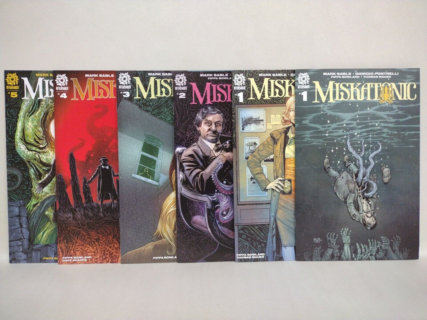 Miskatonic (2020) Complete Aftershock Comic Lot Set #1 2 3 4 5 + Variant VF