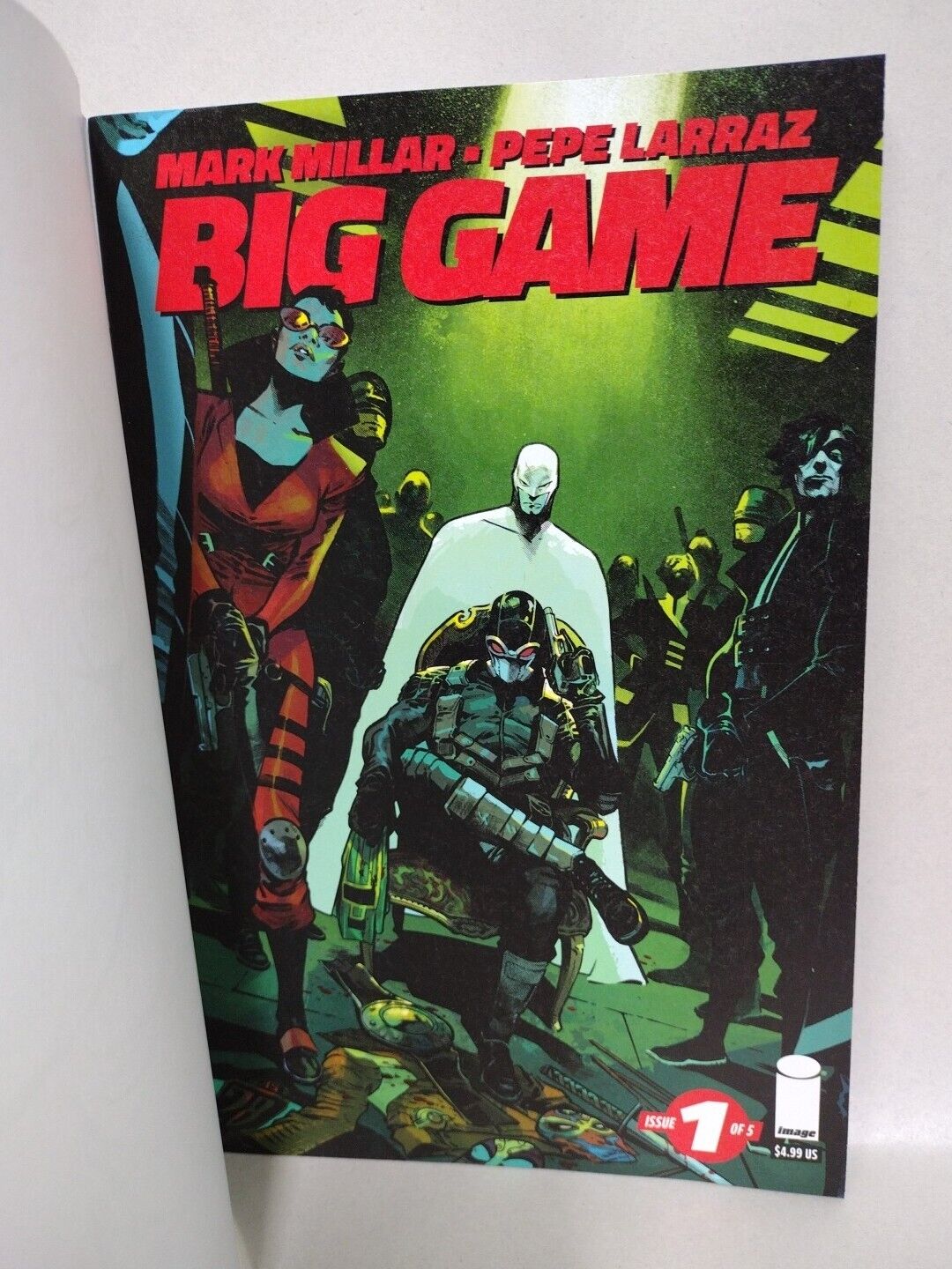 BIG GAME #1 Blank Sketch Variant Cover Comic 2023 W Original Art Dave Castr