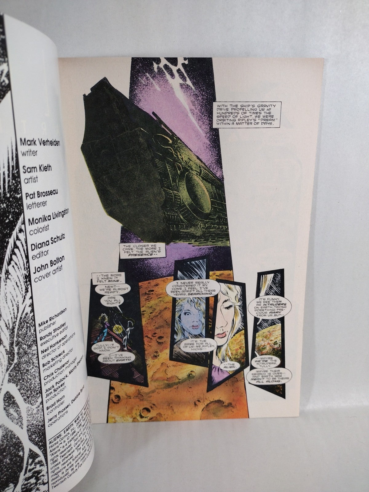 Aliens Earth War (1990) Complete Dark Horse Comic Lot Set #1 2 3 4 Sam Kieth NM