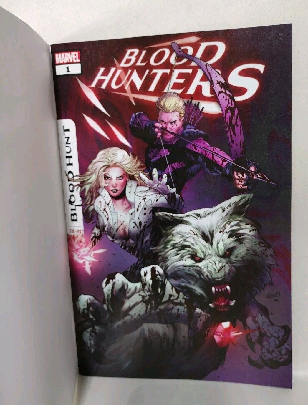 Blood Hunters #1 (2024) Marvel Comic Red Sketch Var W Original Dave Castr Art