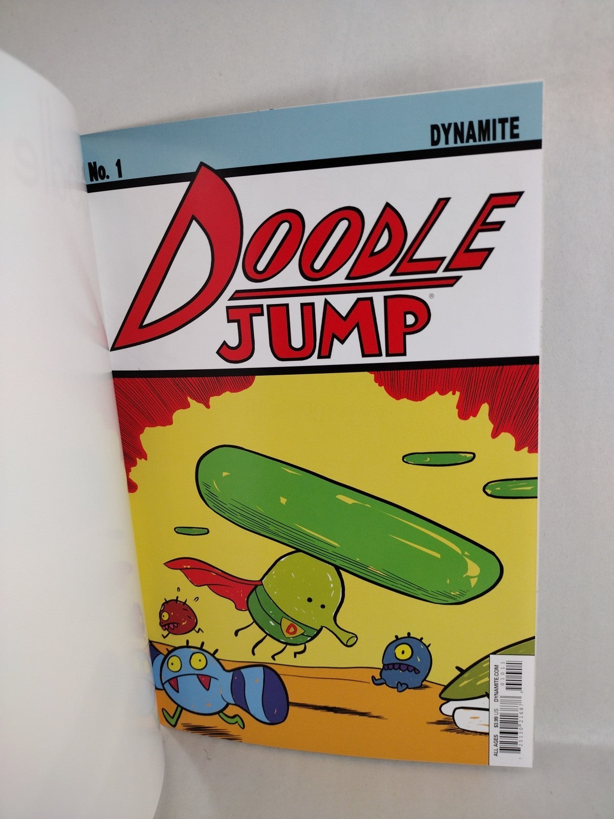 Doodle Jump #1 (2014) Dynamite Blank Sketch Cover Variant Comic NM