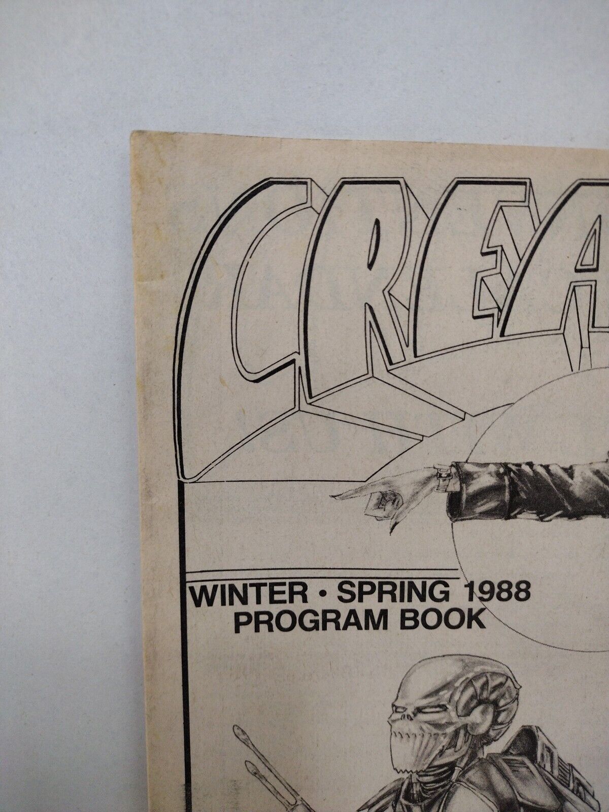 Creation Con 1988 Program HTF RARE Joseph Michael Linsner 1st published?