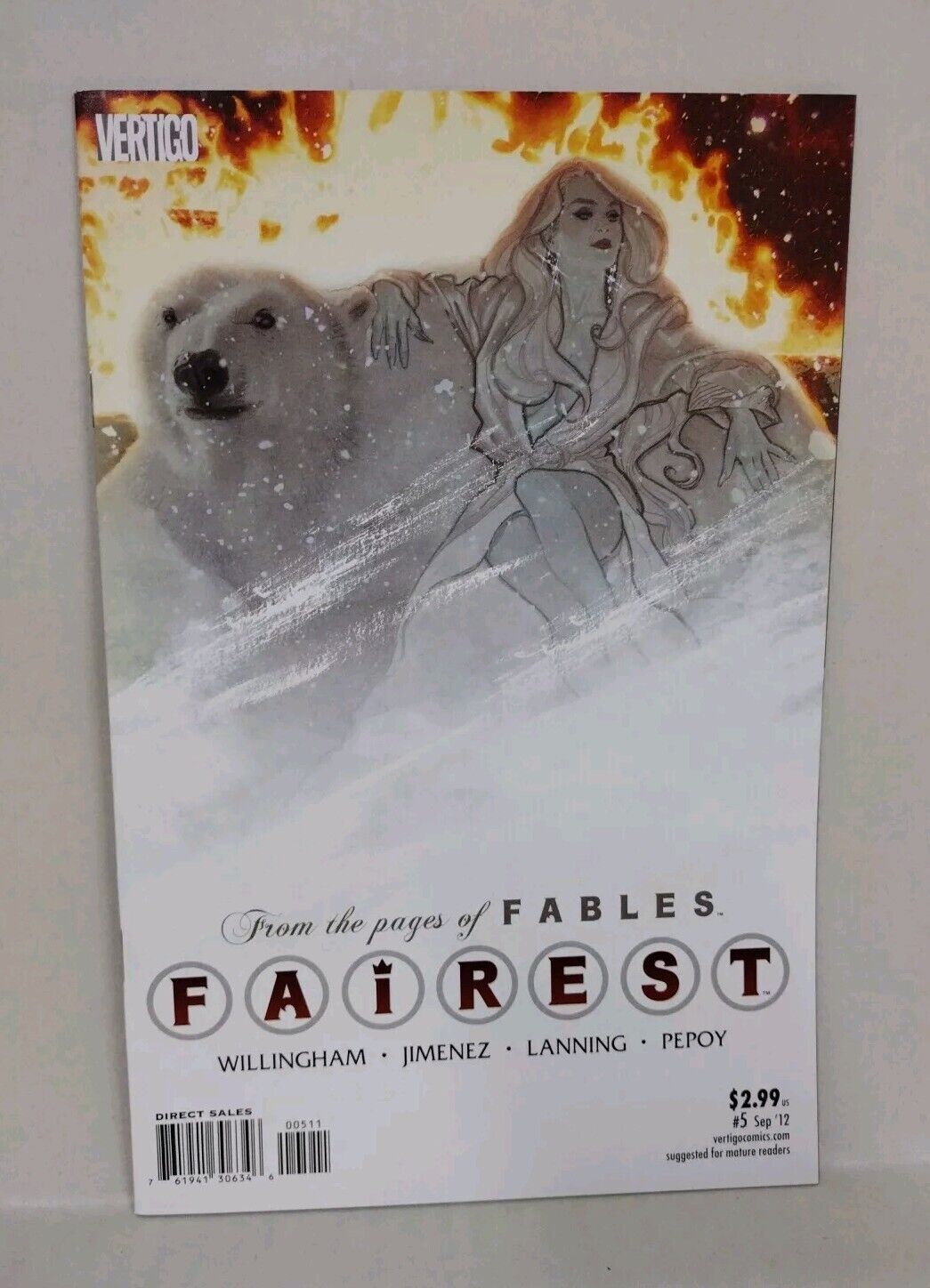 Fables Fairest 2012 Vertigo Comic Lot Set #1 2 3 4 5 6 7 Willingham Jimenez F-VF