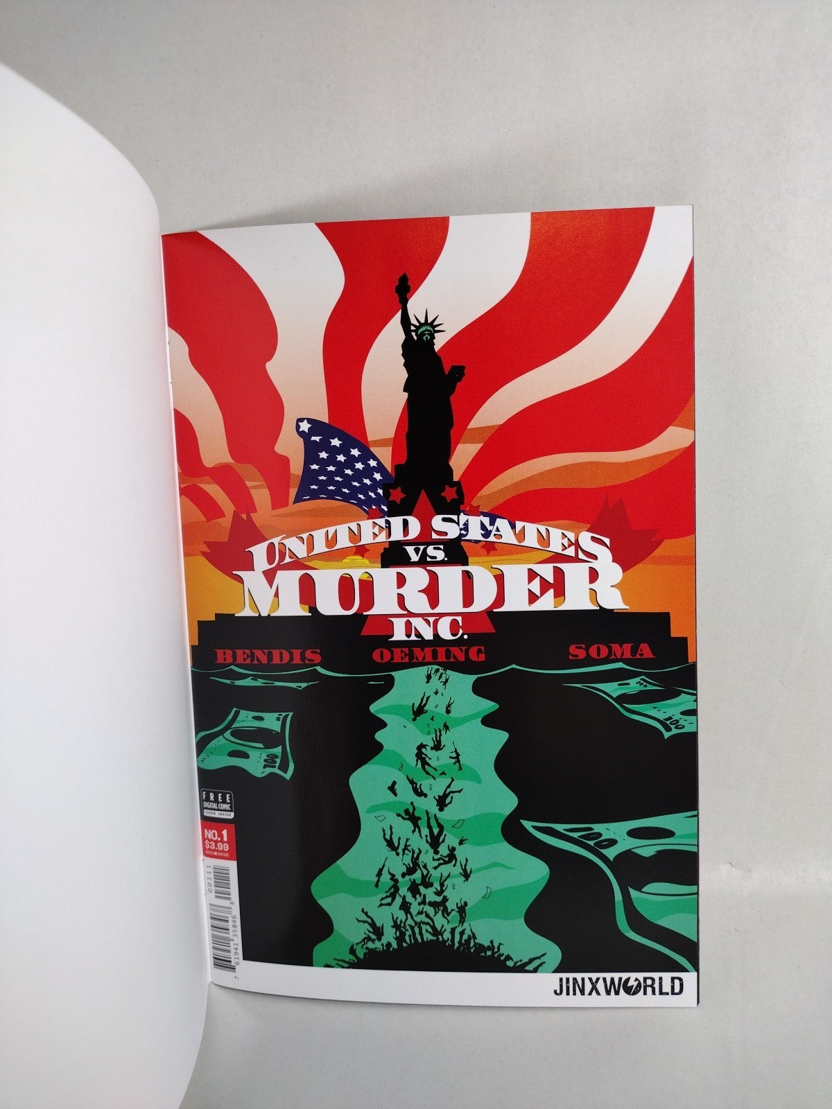 United States vs Murder Inc #1 (2018) DC Jinxworld Blank Sketch Cover Comic NM