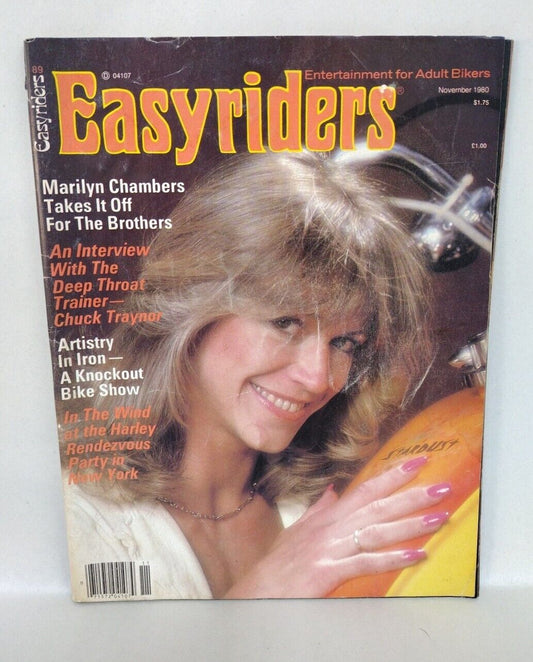 Easyriders #89 (Nov 1980) Biker Magazine David Mann Centerfold Intact Acceptable