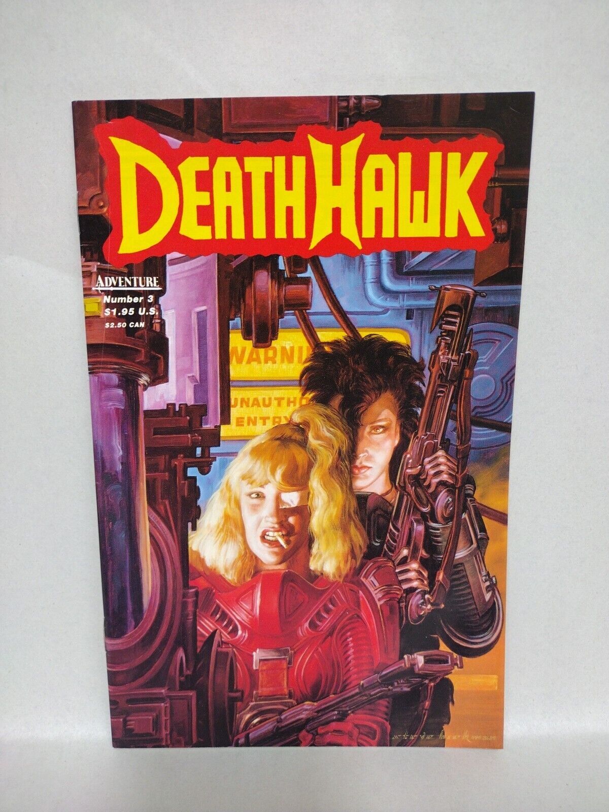 Death Hawk (1988) Complete Adventure Comic Mini-Series #1 2 3 Dave Dorman Cover