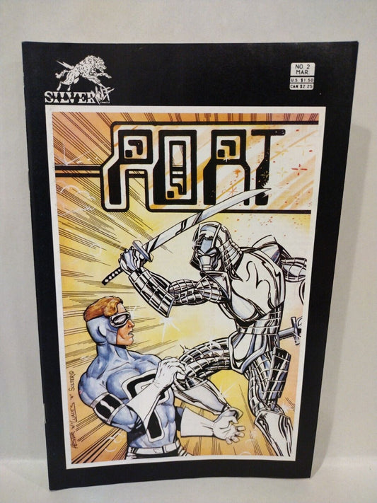 Port #2 (1987) Silverwolf Comic Vs Guillotine! Phil Hester VF