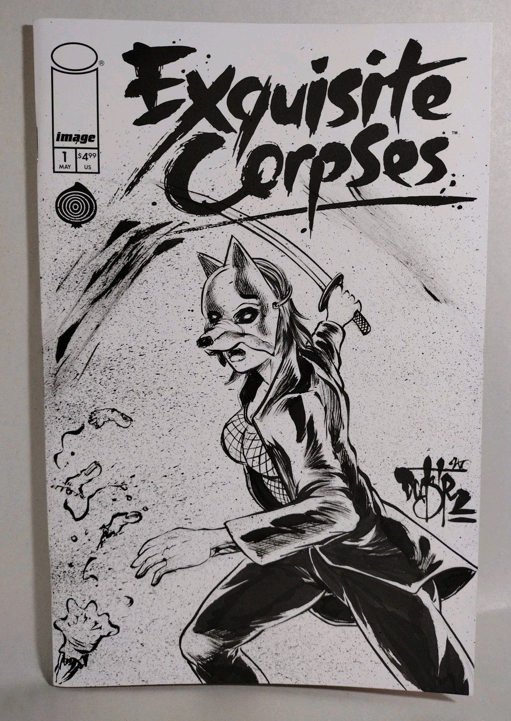 Exquisite Corpses #1 Image Comic Sketch Cover Variant W Original Dave Castr Art